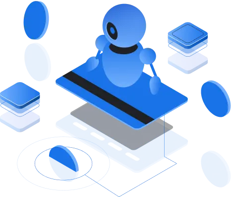 Assistant IA illustré sur écran interactif